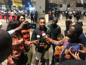 Steavano Tuekpe in Ghana for 2023 African Open Championship