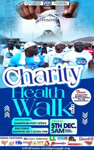 Cartel Charity Health Walk Fixed For December 5