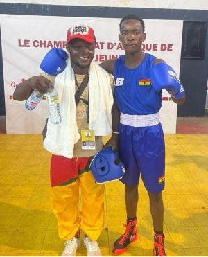 Mathias Ashitey Grabs Gold In Guinea As He Floors Opponent On His Birthday