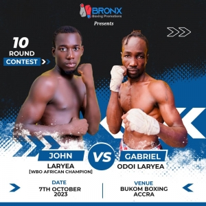John Laryea Hoping To Use Gabriel Laryea As A Warm Up For Bigger Fights On International Scene