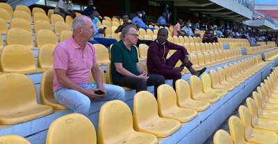 CK Akonnor And GFA Technical Director At Accra Sports Stadium To Watch Hearts of Oak