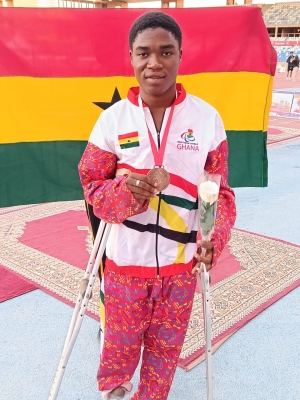 Ghana&rsquo;s Petit Para Athlete Gilbert Ampiah Wins Bronze Medal At Marrakech Grand Prix 2025