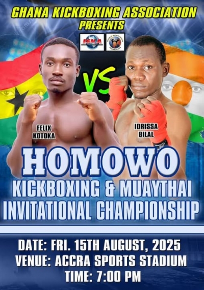 Homowo 2025 Kickboxing and Muay Thai In Accra on Aug 15