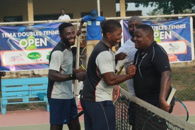Okang and Akotuah stun Lamptey/ Bortey to reach Babolat doubles final
