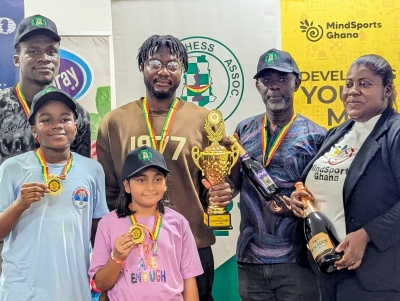 Ghana Chess Association crowns CM Cephas Clinton Fomevor 13th President’s Cup Champion