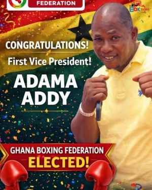 Nii Gonti Adjor 1 fetes delegates, observers and fans after successful GBF Elections