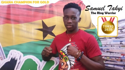 Burgeoning boxer Samuel Takyi optimistic of winning Ghana&rsquo;s first Olympic gold medal