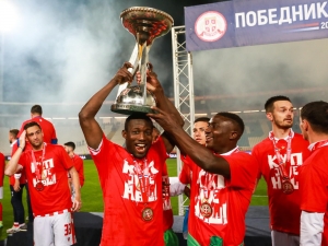 Osman Bukari completes 'double' with Red Star Belgrade after Serbian Cup triumph