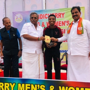 Mercy Amorkor Tagoe wins best player award in India
