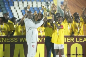 Ampem Darkoa Ladies beat Hasaacas Ladies 5-3 on penalties to win 2022 / 23 Women&rsquo;s Premier League title