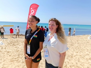 Ghanaian Open Water Swimmer Zaira Forson Leaves 2023 African Beach Games Village With Joy And Jellyfish Experience