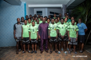 Black Satellites leave for Africa U20 tournament in Egypt in high spirits