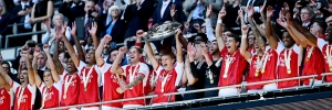 Arsenal beat Manchester City in Community Shield Shoot out