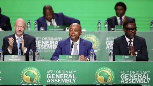 Newly elected members to the CAF Exco
