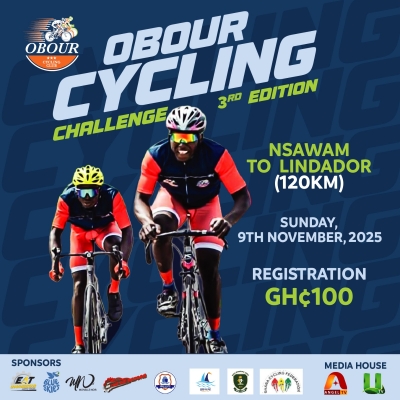 Obour Cycling Challenge Set to Pedal into Nsawam on November 9