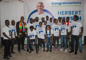 Herbert Mensah returns home after winning Rugby Africa President position