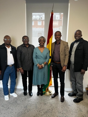 Ghana NOC pays working visit to Paris
