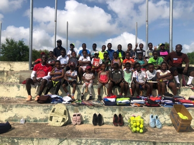 High-Quality Tennis Foundation donates to Winneba Tennis Academy