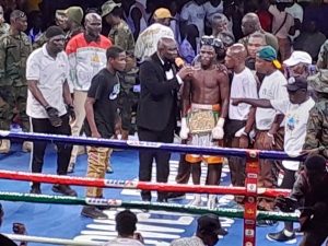 Daniel Otoo Defeats Cann Neequaye To Claim National Super Bantamweight title As 'Shi Shii Shi' Main Bout Ends In Confusion