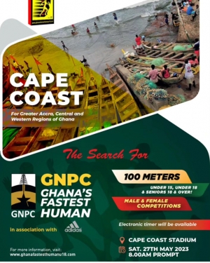 GNPC Ghana Fastest Human 2023 Edition Moves To Cape Coast On May 27