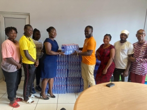 Ghana Hockey Thanks Perla Mineral Water