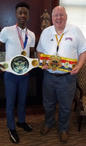 Joseph Awinongya Meets And Thanks Arvid Johnson