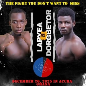 Clash Of The Featherweight Prodigies: John Abaja Laryea Versus Holy Dorgetor On December 20