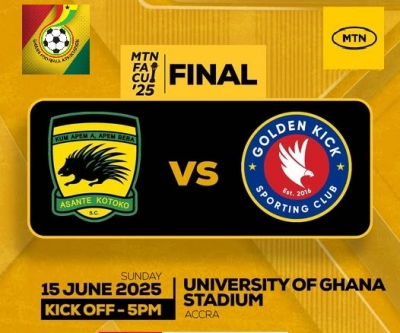 Golden Kick to shock Asante Kotoko in 2024/25 MTN FA Cup Final on Sunday at Legon