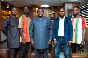 Ghana Fencing Association President Meets Communication Minister