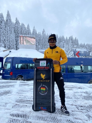 Akwasi Frimpong makes the finals in IBSF Inter Continental Cup after setting personal best time