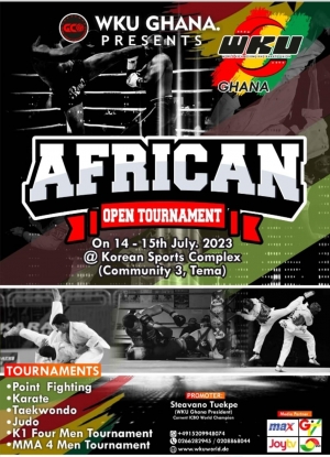 WKU African Open Martial Arts Competition At Tema On July 14 And 15