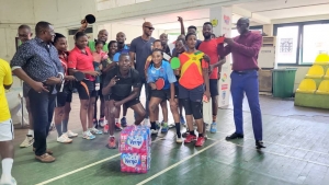 Asafa Powell Relates With Ghanaian Sportsmen And Women At Accra Sports Stadium