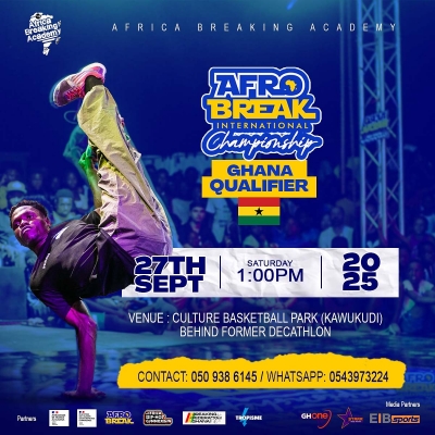 Afrobreak Breaking Championship (Ghana Selection) At Nima, Kawukudi on Saturday, September 27