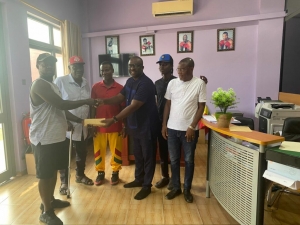 George Ashie Redeems Pledge To Support GBA With Percentage From His Purse