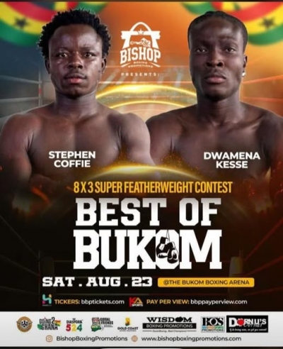 Stephen Coffie versus Dwamena Kesse in grudge fight on Bishop's 'Best of Bukom'