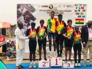 Ghana wins six medals in the 2023 Para-Cycling Championship