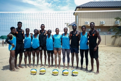 Ghana National Beach Volleyball Teams Prepare For Africa Qualifiers