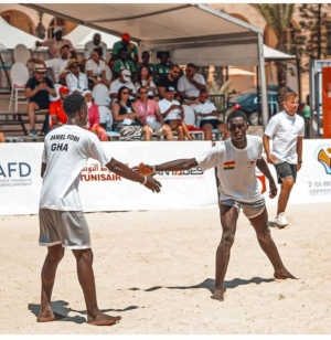 Ghana Wins First Ever Medal At The African Beach Games in Hammamet, Tunisia