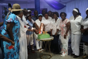 Golfers Nationwide Celebrate Mona Captan at Golden Jubilee Swing in Tema