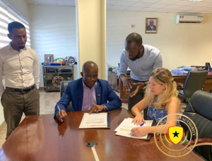 NSA and French Embassy Sign Research Grant Awarded by The Government of France