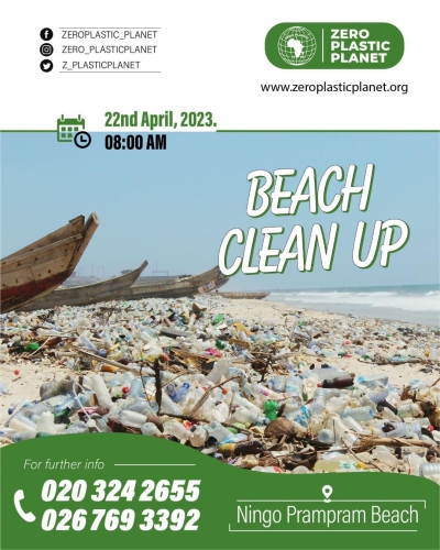 Zero Plastic Planet to embark on a clean-up exercise at Ningo Prampram