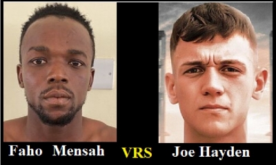 George Faho Mensah For Commonwealth Silver Title Against Undefeated Joe Hayden Of UK