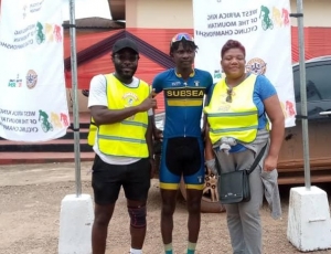 Nigerian Sprinting Cyclist, John Gabriel Wins King Of The Mountain Race