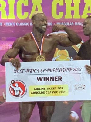 Ibrahim Olalekan emerges the best bodybuilder