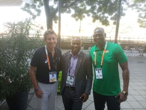 Ghanaian delegation at world athletics championship meets Sebastian Coe