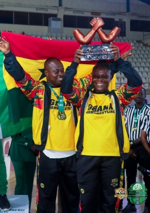 Ghana shines with bronze at 2025 African Armwrestling Championship in Abuja, Nigeria