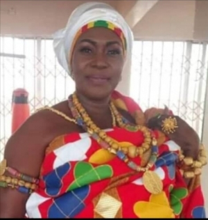 Nana Odiasempa Abena Ayebea Okani I sends good luck and success message to Isaac Dogboe