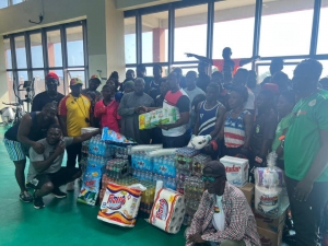 George Lamptey Donates To Black Bombers As They Prepare For Olympic Qualifiers