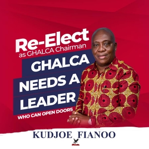 GHALCA Elections 2021: Kudjoe Fianoo reveals ground-breaking policy document