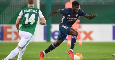 Arsenal's Thomas Partey Wins MoTM Award After Impressive Display Against Rapid Vienna in UEL